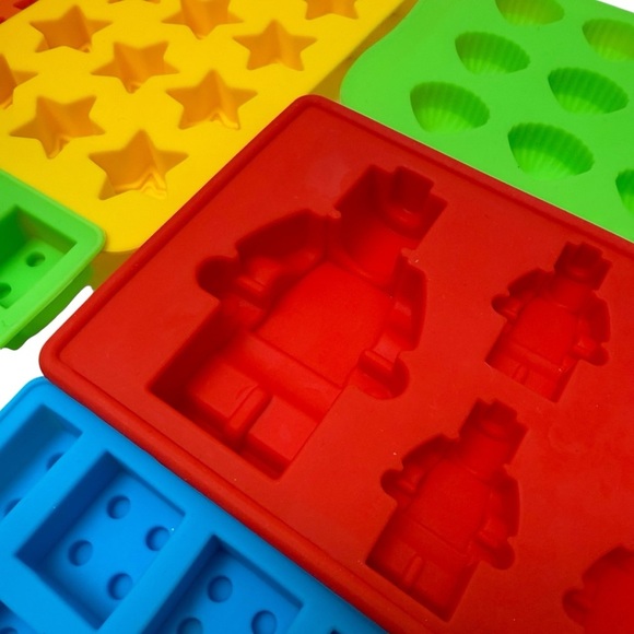 Silicone Candy Mold Set - 9 pieces Multicolor - Picture 3 of 9